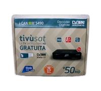 DECODER HD COMPLETO DI SCHEDA ICAN S490 TIVÙSAT SATELLITARE