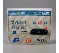 DECODER HD SATELLITARE TIVÙSAT I-CAN TVSAT S490 SMART CARD INCLUSA