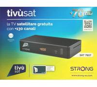 DECODER HD SATELLITARE TIVÙSAT SENZA SCHEDA STRONG SRT7807 NUOVO