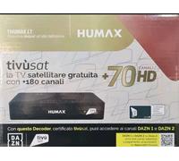 DECODER HD SATELLITARE TIVÙSAT TESSERA INCLUSA HUMAX