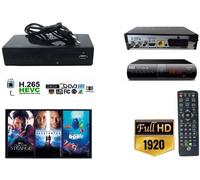 Decoder LAN per segnale 2025 digitale terrestre TV DVB T2 T3 HD 1080p SCART HDMI