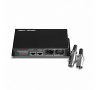 Mextronic Controller DMX 4 canali LED DMX 512, Decoder fino a 4 x 4 A 12 V/24 V, per LED RGB/RGBW