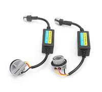 Decoder LED per auto, 2 pezzi 1157 Decoder senza errori Canbus Error Free Canceller Kit 5W 12-24V Resistenza di carico Flash Avvertimento Lampadine per fari Decoder resistore tremolante