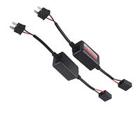 Decoder LED per Fari H7, 2 Pezzi, Dispositivo Decodifica Canbus Anti-sfarfallio, Cancellatore Errori con Resistori