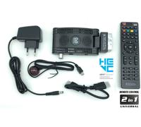 DECODER MINI DIGITALE TERRESTRE DVB T2 H265 180 USB HDMI HD 333 + TELECOMANDO