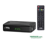 DECODER MINI DIGITALE TERRESTRE DVB T2 SCART USB HDMI HD 1080p CON TELECOMANDO