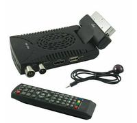 Decoder mini digitale terrestre DVB T3 scart HD 333 con telecomando