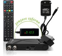 Techly Decoder Ricevitore Digitale Terrestre DVB-T/T2 H.265 HEVC 10bit USB HDMI