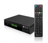 Techly Decoder Ricevitore Digitale Terrestre DVB-T/T2 H.265 HEVC 10bit con Displ