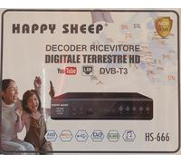 DECODER RICEVITORE DIGITALE TERRESTRE DVB-T3 TV SCART HDMI 1080P REG PVR HD 999