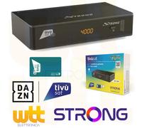 Decoder Satellitare certificato Tivusat FULL HD con card LCN ufficiale tivù sa
