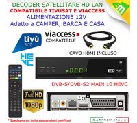 DECODER SATELLITARE DIGIQUEST COMPATIBILE TIVUSAT TIVU SAT TESSERA NON INCLUSA