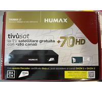 Decoder Satellitare HD Tivu sat Con Smart Card Tivusat 70 ch HD HUMAX Tivumax