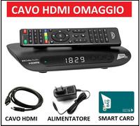 decoder satellitare ricevitore tivusat hd con tessera scheda card tvsat inclusa