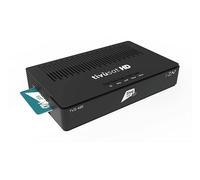 DECODER SATELLITARE ZIPZAP i-ZAP TVS495, Nero, DVB-S/DVB-S2, HEVC 10 bit, 1 porta HDMI, Ethernet LAN, telecomando universale, Nero