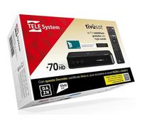 TELE System 58010100 set-top box TV Satellite Nero Tele System