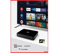 Box smart TV TELE System UP T2 4K Nero Ultra HD 8 GB Wi-Fi Collegamento ethernet LAN [21005320]