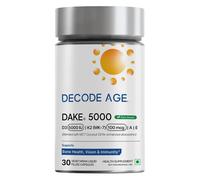 Decodifica Età DAKE 5000 IU | Integratore di Vitamina D3 K2 con Vitamine E...
