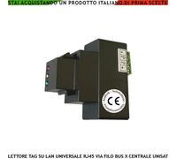Decodifica Trasponder Lettore TAG x Centrale Unisat 2 Modulo Universale LAN RJ45