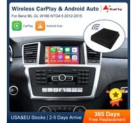 Decodificatore Carplay wireless Plug & Play per Mercedes Benz ML GL W166 NTG4.5 Sistema 2012-2015 Anno Android Auto