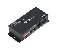 Decodificatore Decodificatore 512 a 4, Controller Decodificatore LED Dimmerabile RGB Regolabile in da 12 V a 24 V per Bar Hotel, Apparecchiature di Registrazione