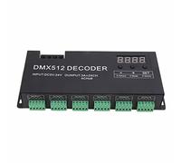 Decodificatore LED 24 Canali DC5-24V, Controller RGBW con Display Digitale, Driver Dimmer per Luci LED, Ideale per Bar, Party e Spettacoli Interni ed Esterni