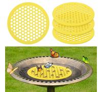 DECOHS Confezione da 4 stazioni galleggianti per l'irrigazione delle api, in schiuma EVA, per l'alimentazione, il bagno delle api, decorazione da giardino all'aperto