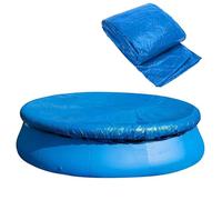 DECOHS Copertura antipolvere per piscina, copertura solare per piscine con telaio rotondo, copertura per piscina gonfiabile, copertura protettiva per piscina, coperta termica (2,4 m)