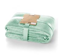 DecoKing Coperta in Pile 150 x 200 cm Super Morbida Calda e Leggera Plaid Mic Menta