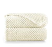 DecoKing- Coperta in microfibra, pile morbido, Tessuto, 150 x 200 cm, Beige