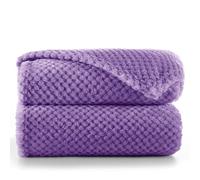 DecoKing- Coperta in Microfibra, Pile Morbido, Tessuto, 70 x 150 cm, Viola
