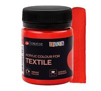 Decola Colori per Tessuti Classici Rosso 50ml | Acrilici ad Alta Concentrazione di Pigmenti | Prodotti da Nevskaya Palitra