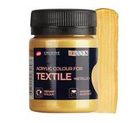 Decola Colori Per Tessuti Effetto Metallico Color Oro 50-ml | Ad Alta Concentrazione Di Pigmenti | Prodotti da Nevskaya Palitra