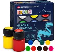 Decola Colori porcellana set, 9x20ml permanenti vetro ceramica