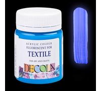 Decola Colori tessuti blu fluo 50ml fluorescenti resistenti lavaggi