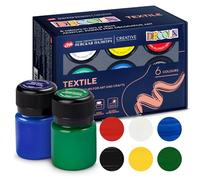 Decola Colori tessuti set, 6x20ml permanenti resistenti ai lavaggi