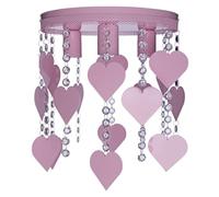 Decoland Plafoniera per bambini ELZA cuore 3xE27/60W/230V rosa