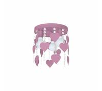 Decoland Plafoniera per bambini ELZA cuore 3xE27/60W/230V rosa