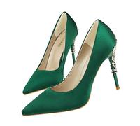 Décolleté A Punta da 4 Pollici per Donna, Scarpe Sexy con Tacchi A Spillo per Feste E Balli di Fine Anno, Comode Décolleté Slip-on per La Sposa
