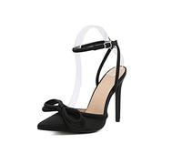 WOkismD Décolleté da Donna 11CM/4.33IN Stiletto Scarpe A Punta Sexy Nightclub Party Prom Dress Tacchi Alti,Nero,37 EU