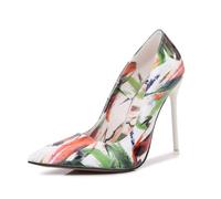Décolleté da Donna - Tacchi a Spillo da 11 cm con Suola Antiscivolo, Scarpe da Sposa e da Discoteca a Punta per la Sposa/Damigelle d'Onore,Multi Colored,41 EU