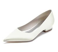 Decolleté Donna Tacco Basso, Scarpe Eleganti Punta Stretta, Tacco Largo 2,5 cm Comfort, Slip-on Senza Lacci, Primavera Estate Casual Ufficio,H,41