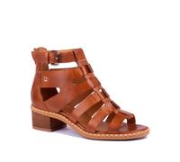 Pikolinos Sandalo con tacco in pelle modello BLANES da donna, Brandy 23, 37 EU
