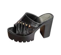 Decolleté Punta Aperta Donna,Decolleté da Sposa Donna,Eleganti Sandali Punta Aperta Tacco Plateau Soletta Comoda Giorni Glamour Scarpe da Sposa Sexy Estate Kitten