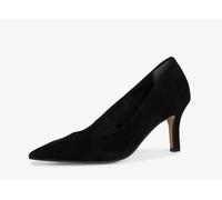 Décolleté punta Tamaris 22434 camoscio nero tacco 7 cm SCONTO DA LISTINO