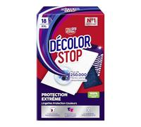 Decolor Stop - Protezioni Extreme - Protege dai Degorgements Extremes - Efficace per i capi nuovi o colorati - Tutti i programmi tessili e temperature - x18 salviette XXL
