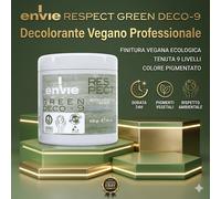 Decolorante Envie Respect Green Deco -9 Professionale Vegano Antigiallo 500g