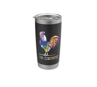 DeColores Cursillo Rainbow Rooster Cattolico Bicchiere termico in acciaio inox doppia parete