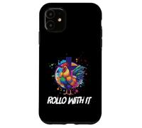 DeColores Cursillo Rainbow Rooster Cattolico Custodia per iPhone 11