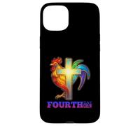 DeColores Cursillo Rainbow Rooster Cattolico Custodia per iPhone 15 Plus
